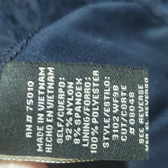 Sixty Triangles juniors Blue lace 2fer flowy dress Sz 13 - Picture 15 of 16